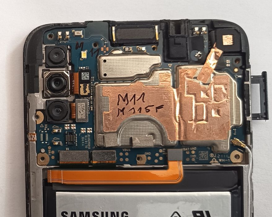 Płyta główna Samsung M11 SM-M115F + płytka ładowania usb-c