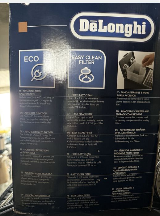 Ріжкова кавоварка DeLonghi Active Life привезена з Європи