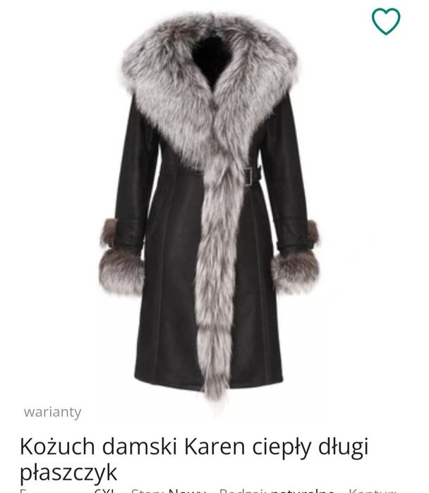 Kożuch damski 42 do 48