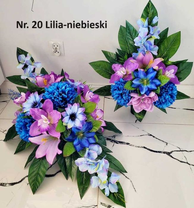 * Stroik na Grób + BUKIET Komplet Wiązanka Wszystkich Świętych