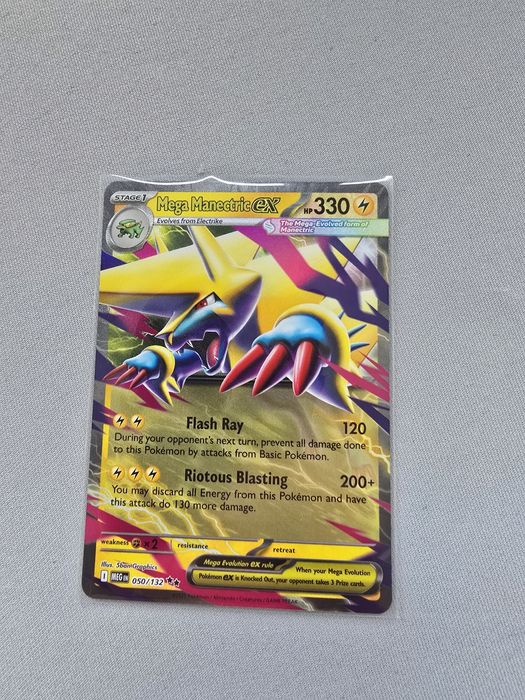 Mega Manectric ex 050/132 Mega Evolution Double Rare Karta Pokemon
