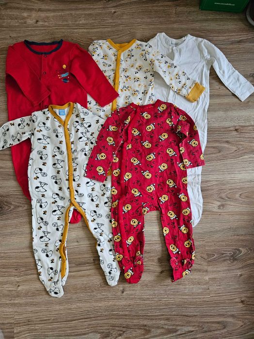 Pajace + body niemowlęce, rozm. 80