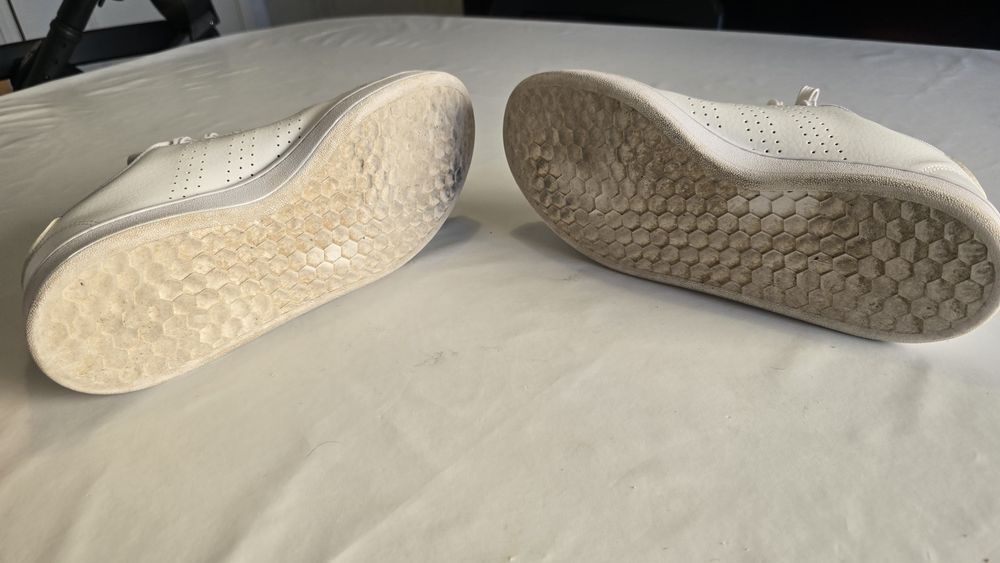 Adidas advantage base 2.0 ténis 41 1/3 sapatilhas branco calçado homem