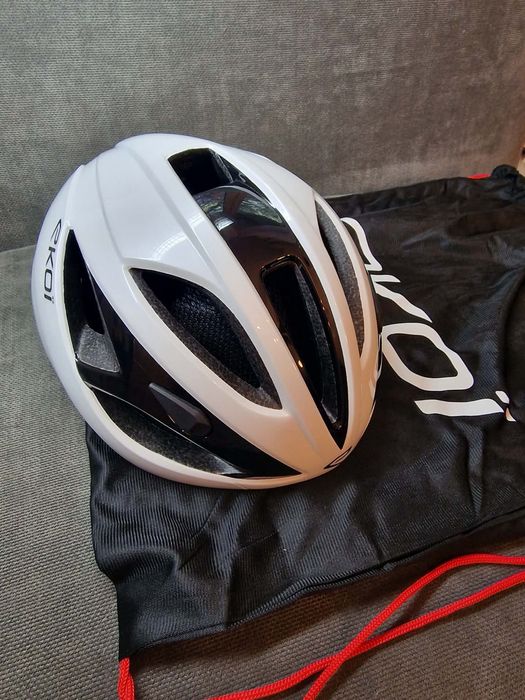 Ekoi kask rowerowy AR13 biały rozmiar L