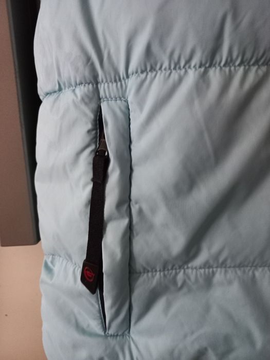 Casaco azul acokchoado forrado a flanela preta