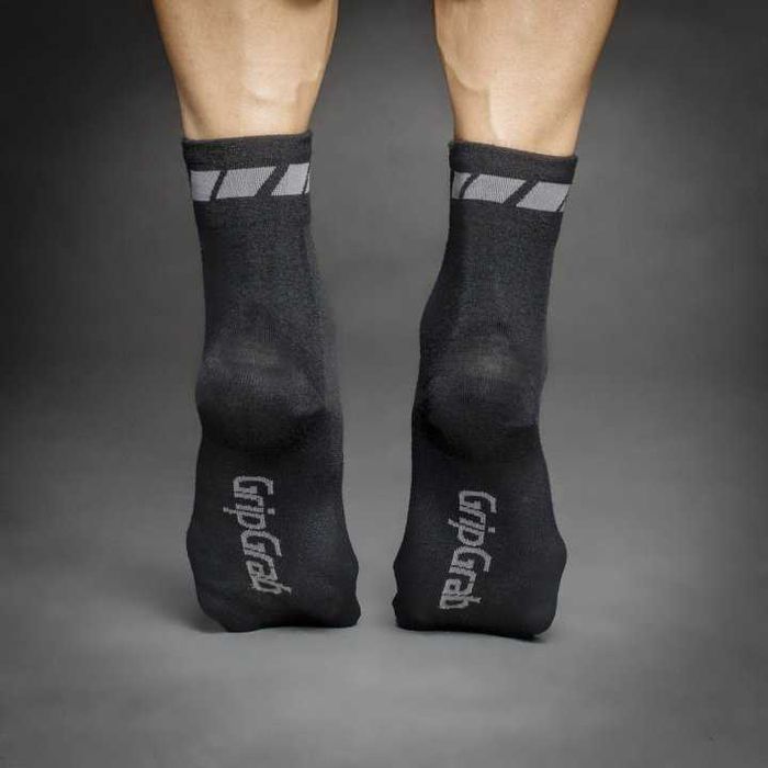 Skarpety GRIPGRAB 38-41 2-Pak Merino Regular Cut Socks Czarny