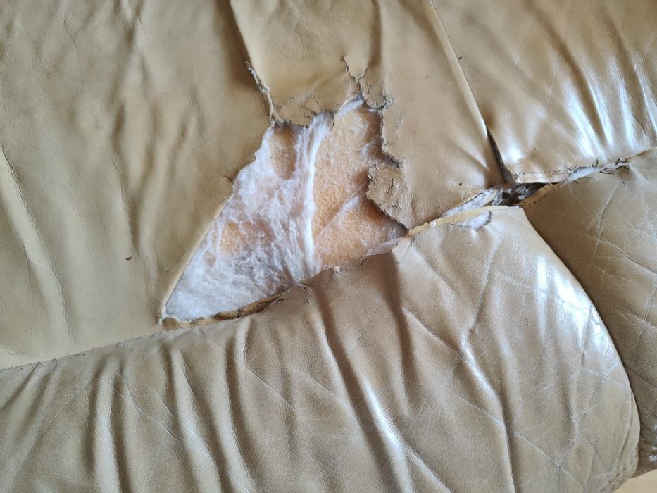 Skórzana kanapa + fotele