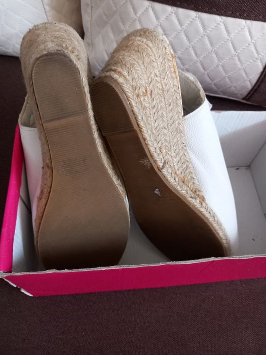 Espadryle biale letnie