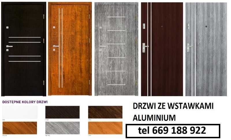 DRZWI DO BLOKU zewnętrzne, wejściowe z montażem
