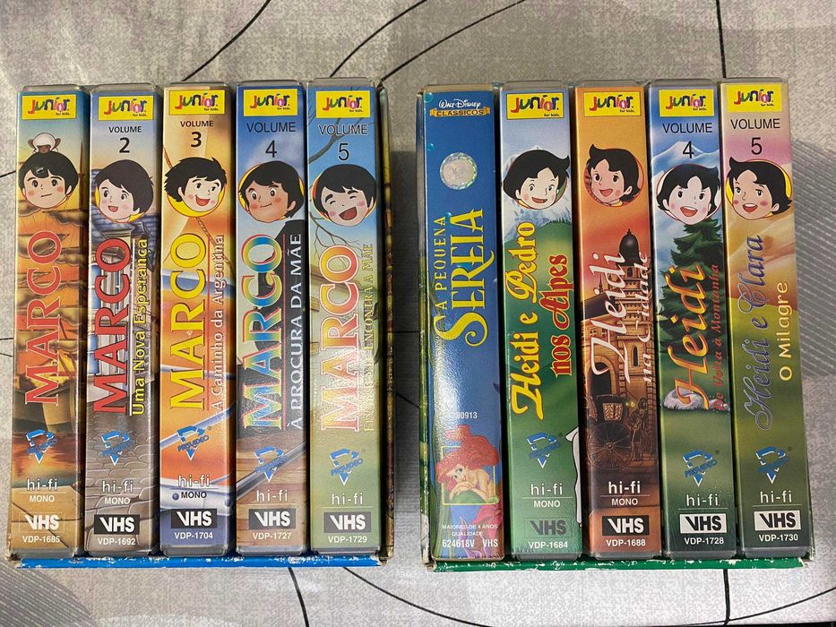 Cassetes de Filmes Originais