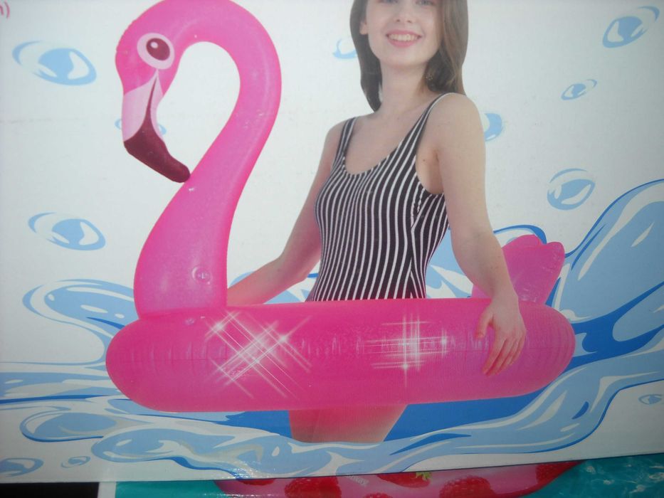 nowe kolo do plywania dla dzieci flaming
