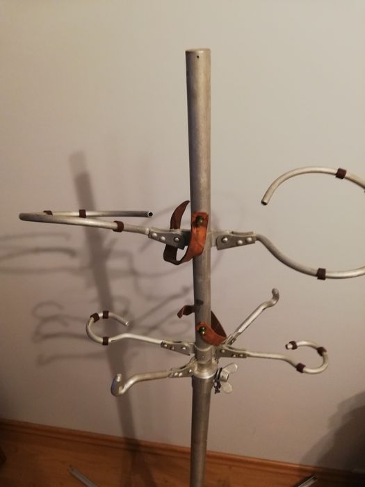 Statyw wojskowy do kroplówek, wieszak, loft, vitage