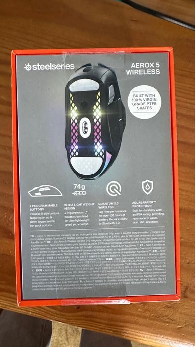 Rato Steelseries aerox 5 wireless