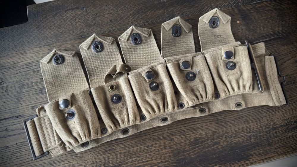 Oryginalny pas US ARMY M1910 ww1