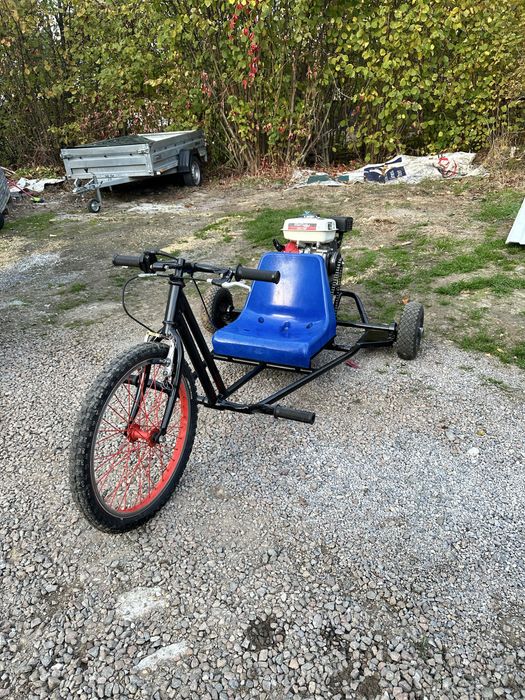 Gokart trajka, mocny silnik 7km gx160
