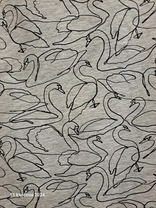 bluzka łabędzie H&M 50 52