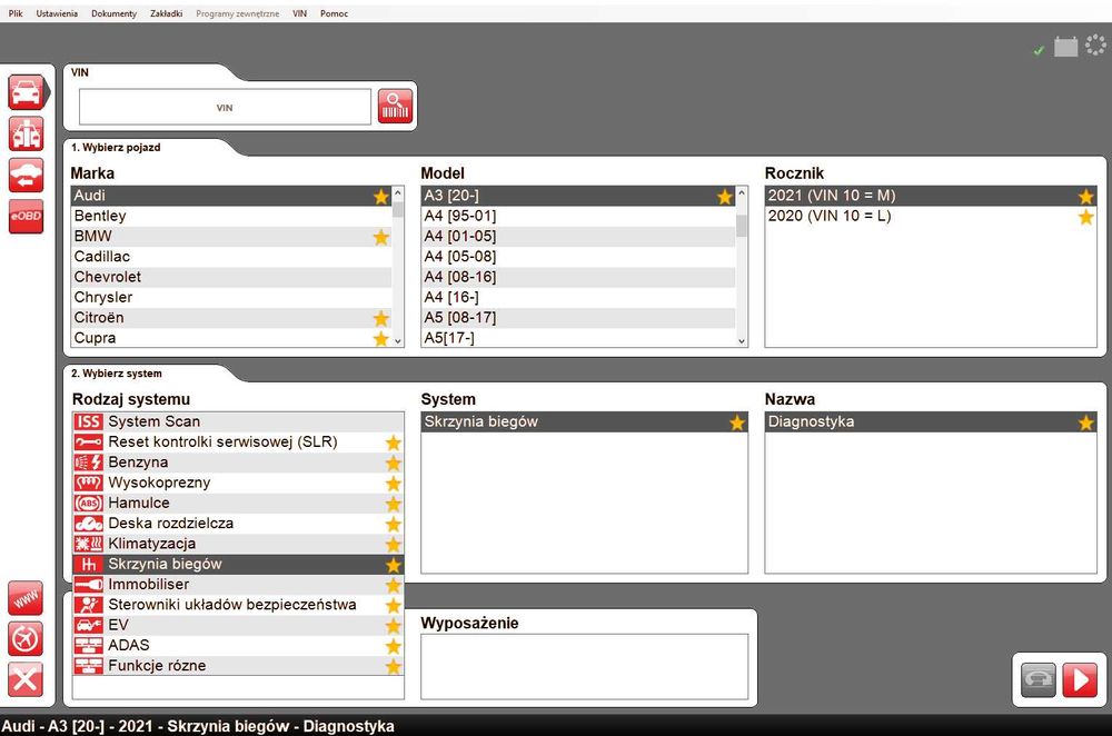multidiag pro + polski program diagnostyczny do interfejsów testerów