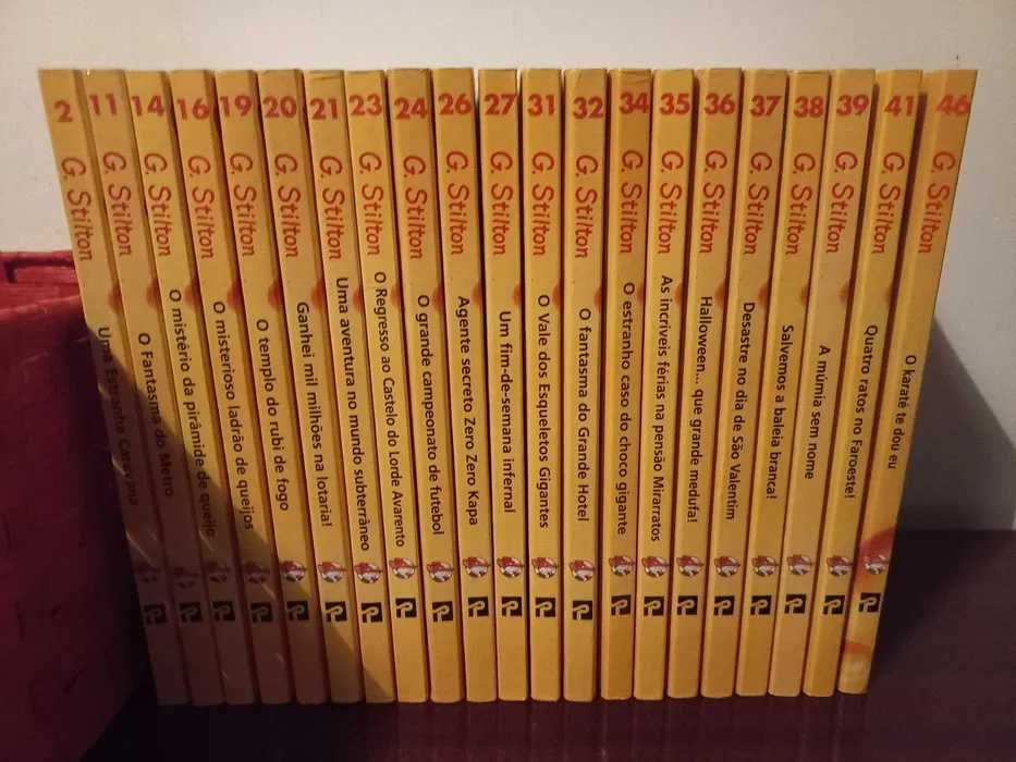 21 Livros Gerónimo Stilton