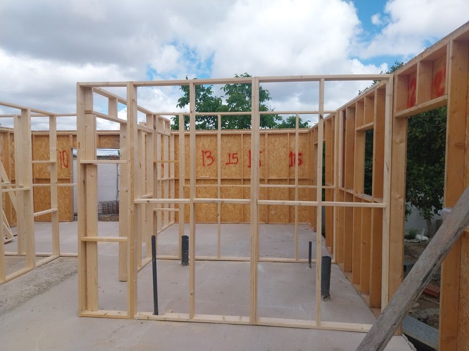 Construcao moradias em madeira LWF