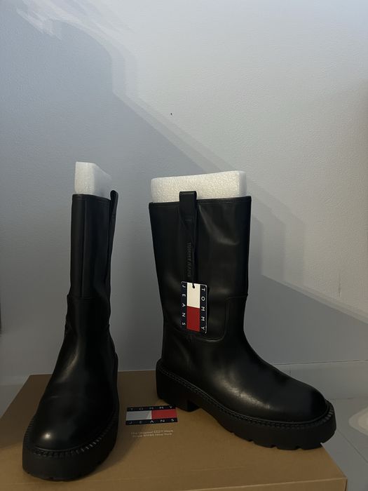 botki kozaki skorzane