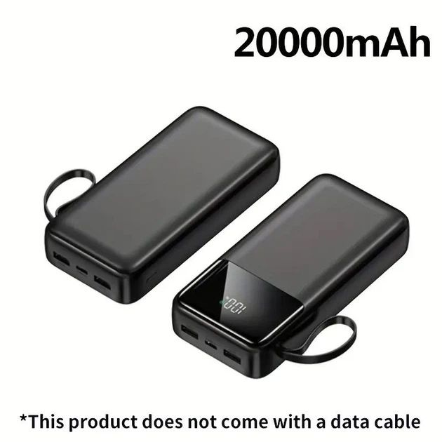 Потужний Power Bank 20000 mAh з швидкою зарядкою
