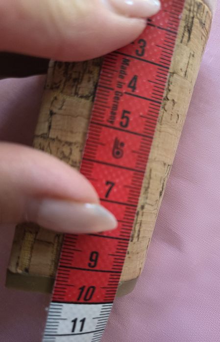 Viralowe sandały XTI na słupku korkowym pudrowy róż r. 41