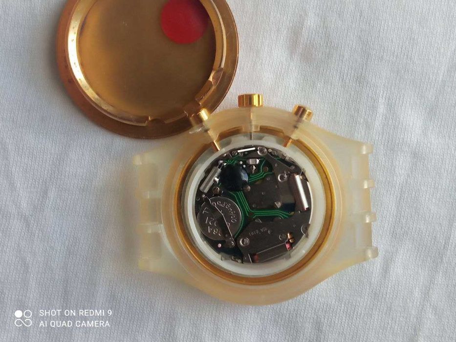 Годинник в стилі Swatch Irony Diaphane 40 mm