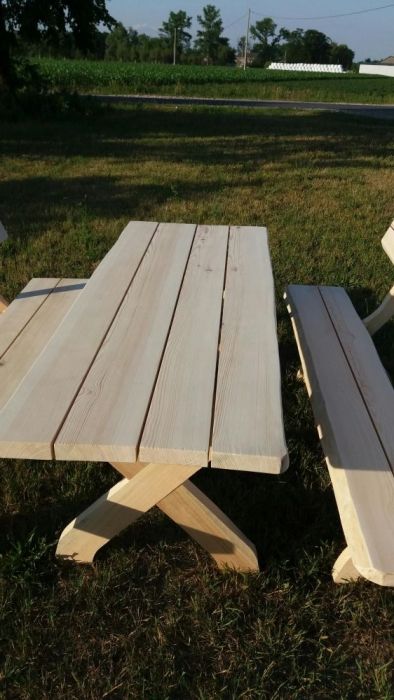 Stół ławki, komplet ogrodowy drewniany, meble ogrodowe, stol lawki.