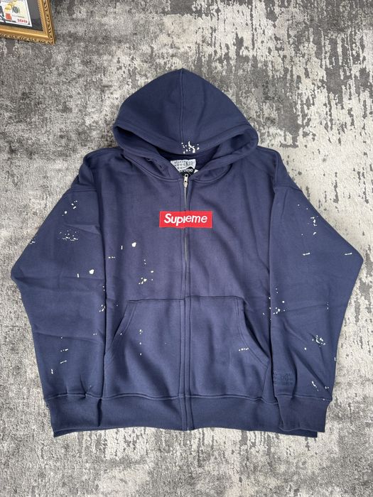 ‼️3 Кольори ‼️ Зіп Худі Supreme x Maison Margiela MM6 / Мейсон Марджела / Зіпка / Супрім /Худак / MM6