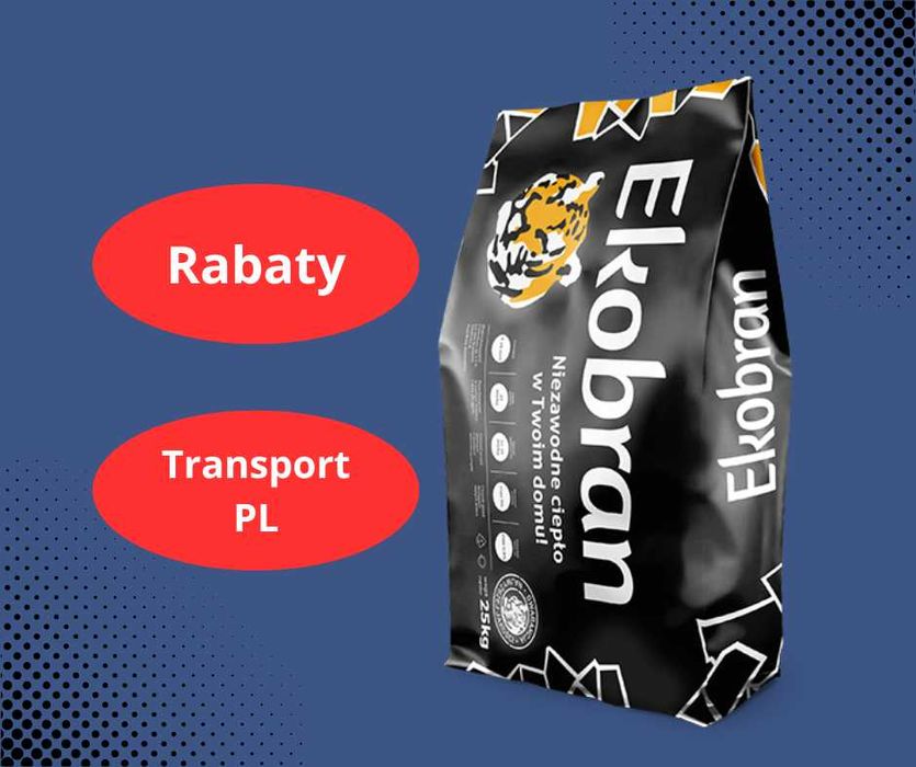 Węgiel groszek EKOBRAN 25-27 MJ 25 kg RABATY transport PL