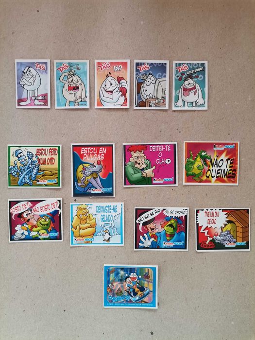 Lote Cromos Autocolantes Bollycao Panrico Kinder panimi