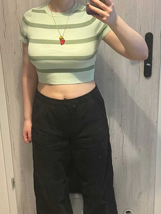 Zara nowy bawełniany top