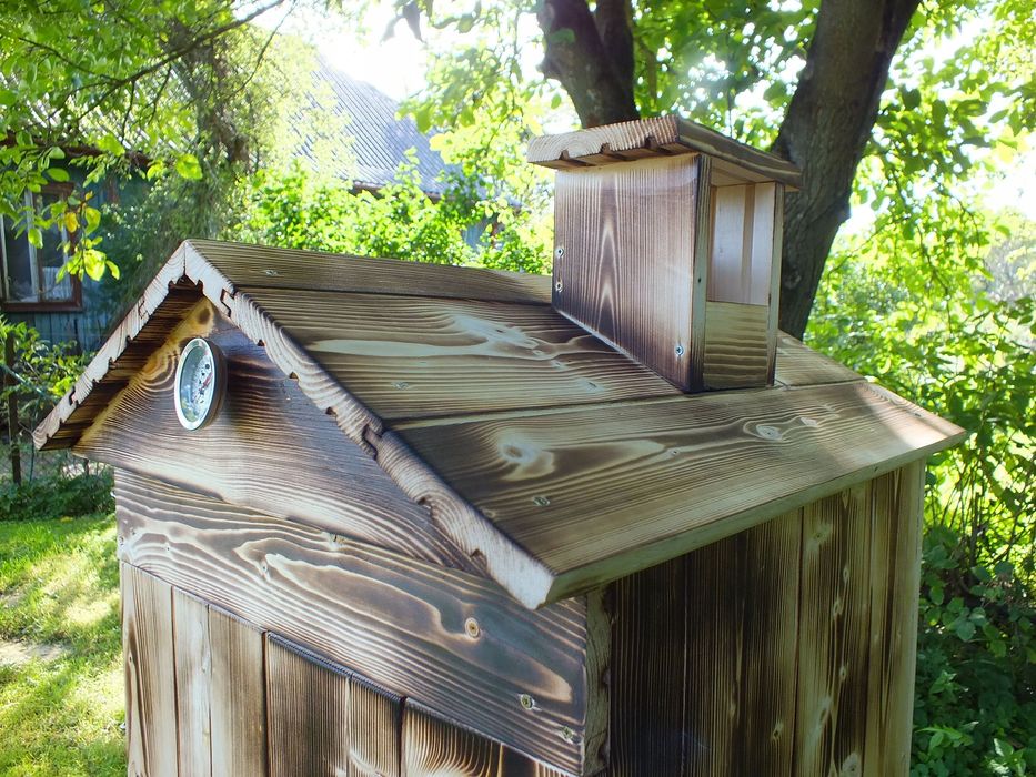 Wędzarnia Drewniana Ogrodowa Opalana Impregnowana