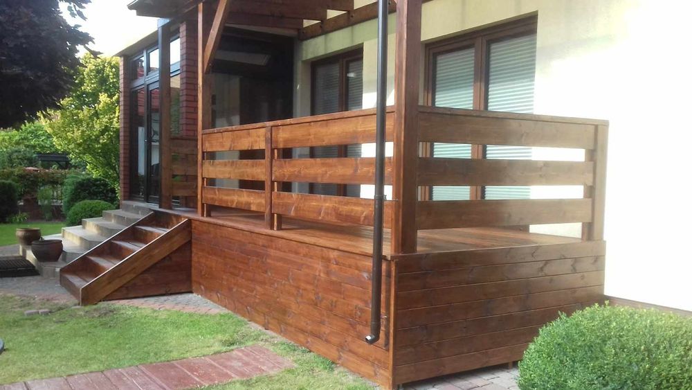 Tarasy ,zadaszenia , altany .wiaty , balustrady.