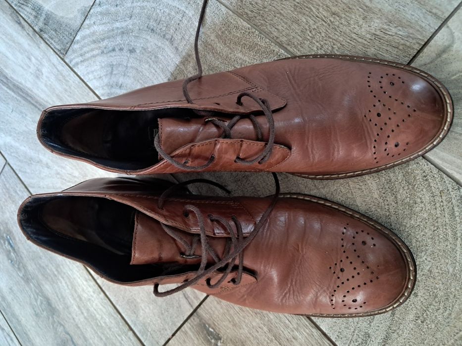 Buty półbuty skóra