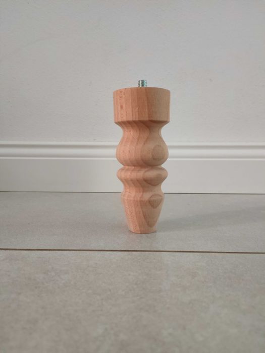 nogi bukowe wzór 8 sztuk 15 cm