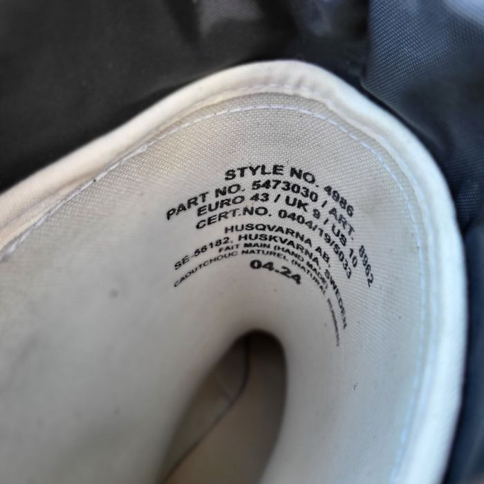 Сапоги бензопильшіка Husqvarna робочі чоботи