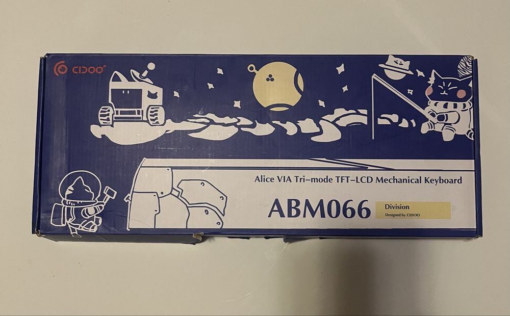 Ергономічна механічна клавіатура CIDOO ABM066