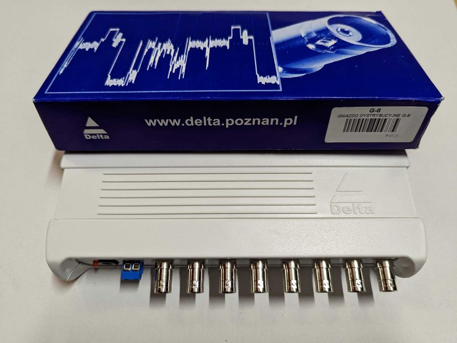 Gniazdo dystrybucyjne G-8 Delta (CCTV analog. lub cyfr-analog. np.AHD)
