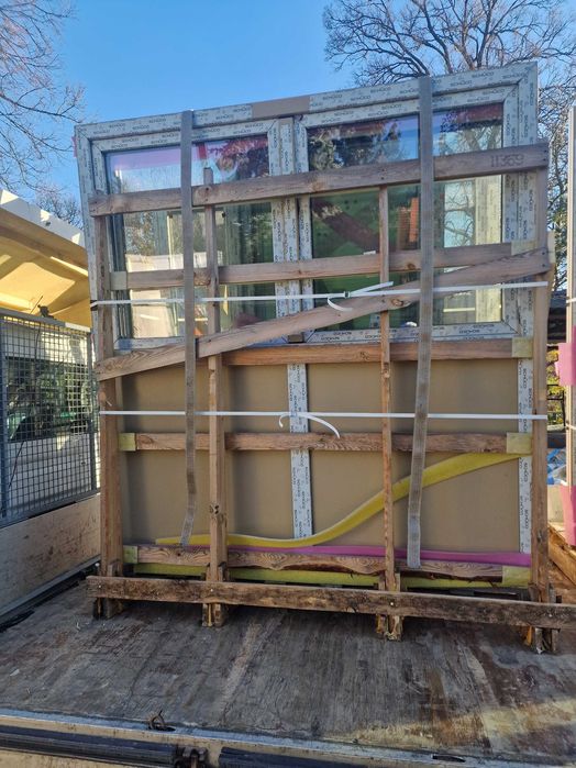 okna pcv schuco 70 kolor irchowo-szary