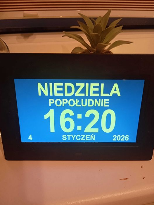 Zegar dla seniora 7 cali funkcje