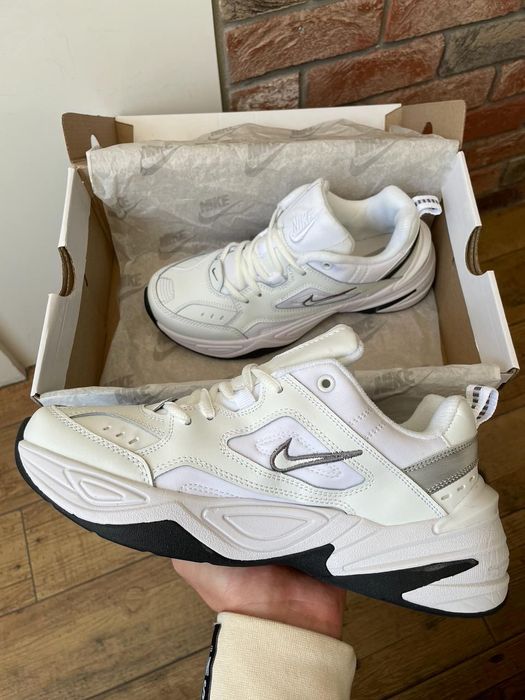 Без предоплат Шкіряні кросівки Nike M2K Tekno Essential White