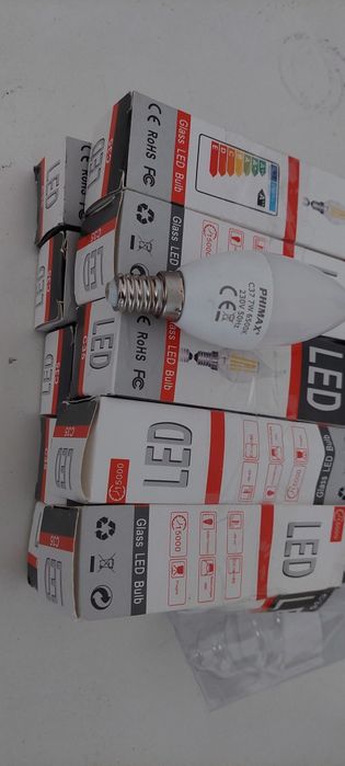 10 lampadas LED e14 para candeeiro luz muito económicas