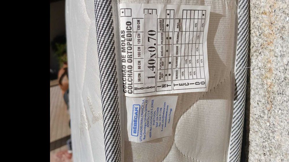 Colchão Ortopédico Criança - Bébécar