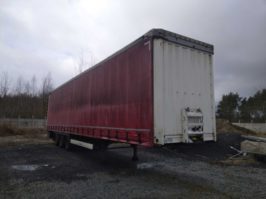 Naczepa firanka KRONE mega z podnoszoną osią!!