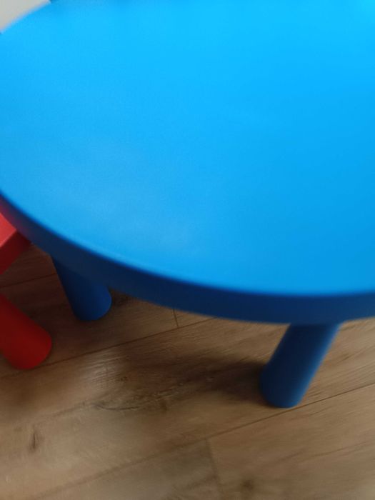 Zestaw krzesełko i stolik mamut dla dzieci Ikea