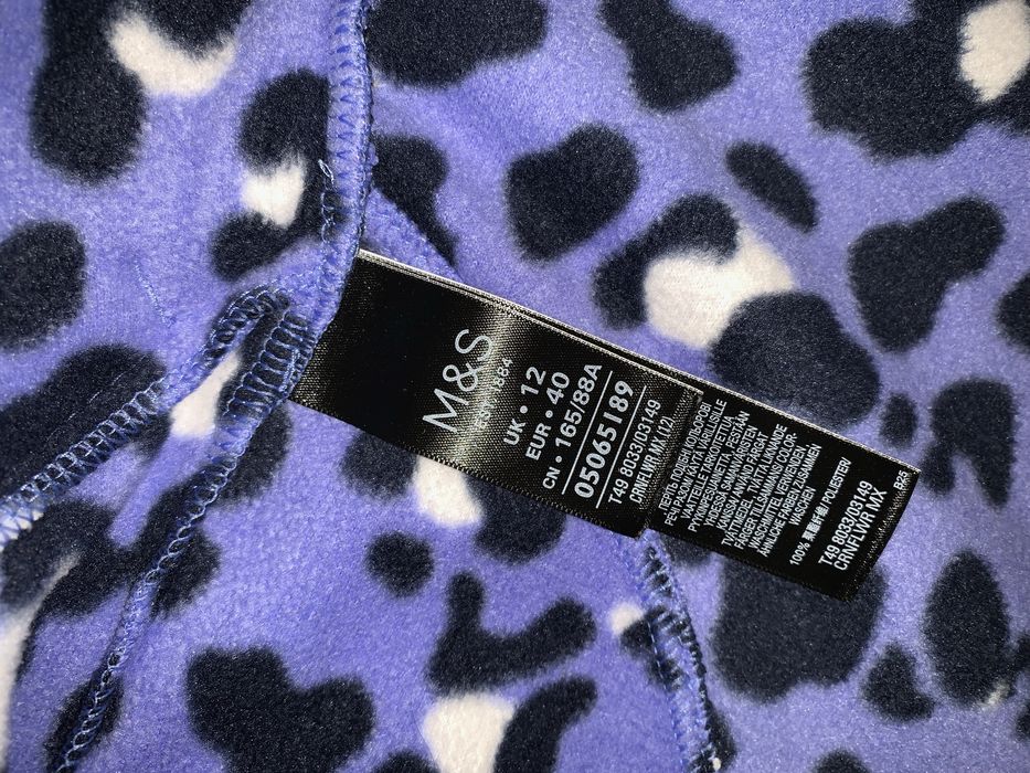 Кофта флісова на замку Marks & Spencer р.12/40/M