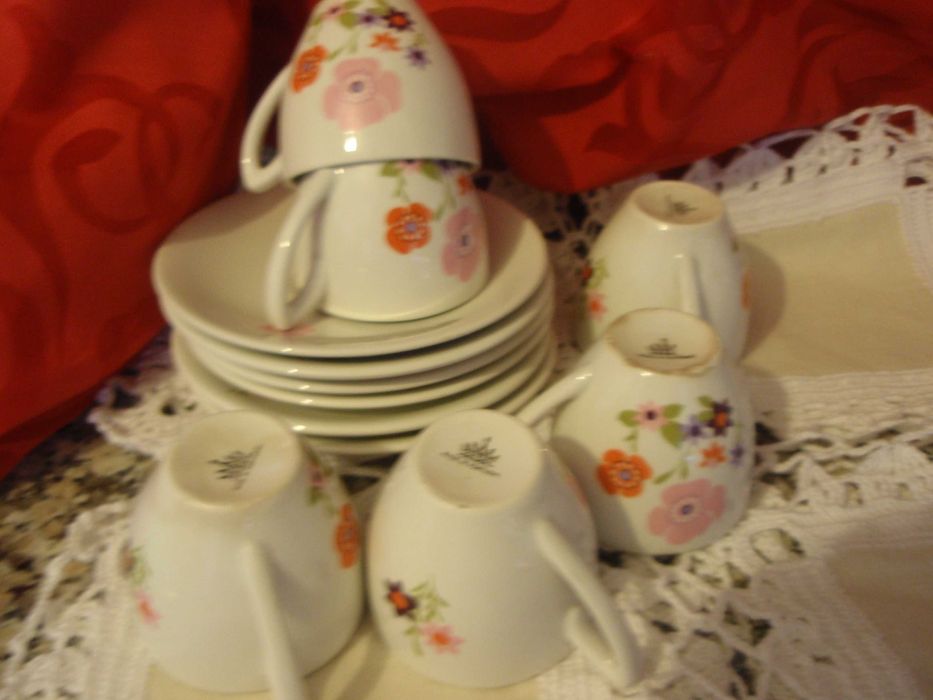 Conjunto 5 chávenas de café