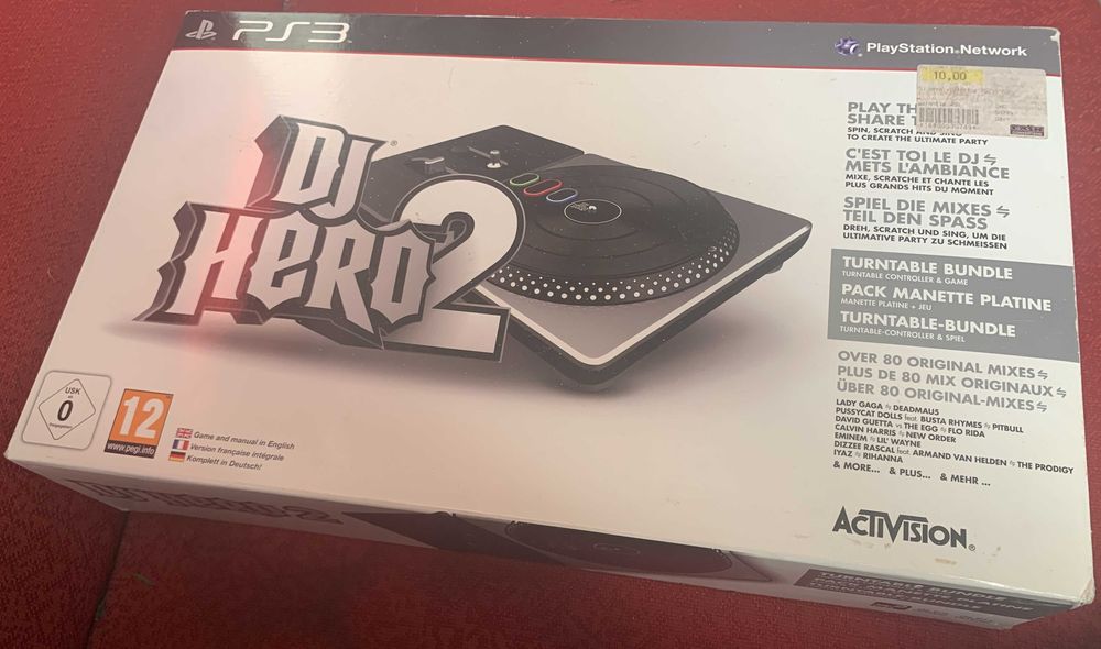 Konsola / Mikser DJ Hero 2 PS3 BOX kompletny zestaw