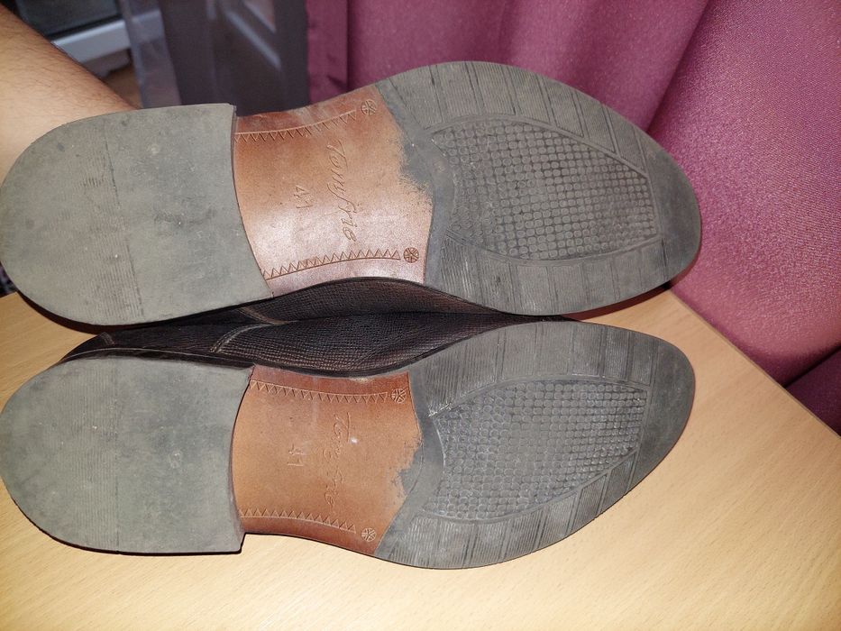 Туфлі шкіряні 41р чоловічі коричневі